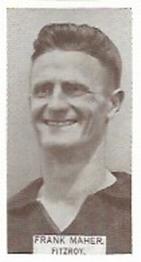 1933 Wills's Victorian Footballers (Small) #62 Frank Maher Front